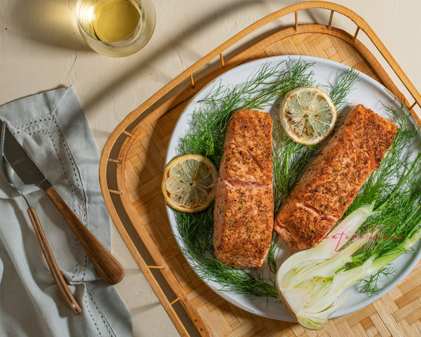Fennel Crusted Salmon – Outside Table