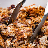 pulled pork with outside table's saturday sweet