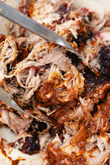 Outside Table pulled pork