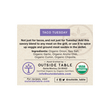 Outside Table Taco Tuesday Back panel