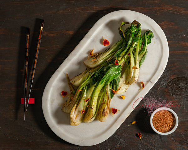 Grilled Bok Choy with Everyday Herb by Outside Table 