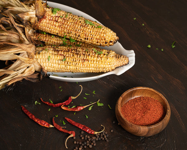Spicy Sweet Grilled Corn