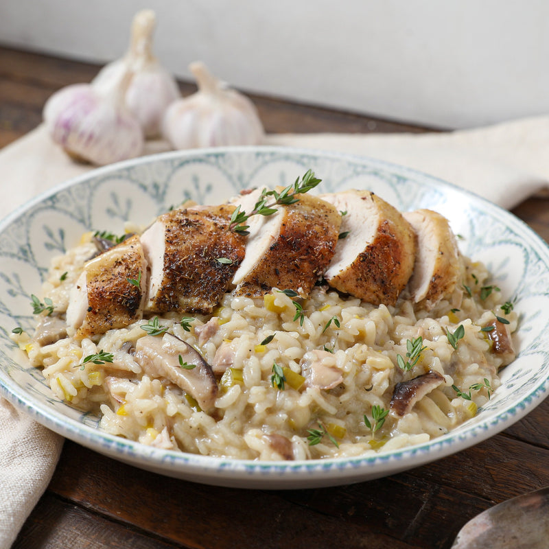 Outside Table pork tenderloin with Risotto